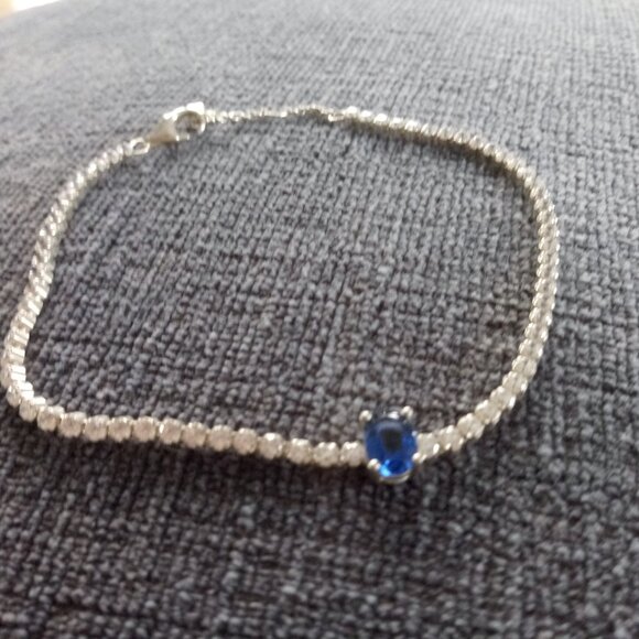 Authentic PANDORA 925 Italy Sparkling Pave Tennis Bracelet 590039C01- - Picture 4 of 5